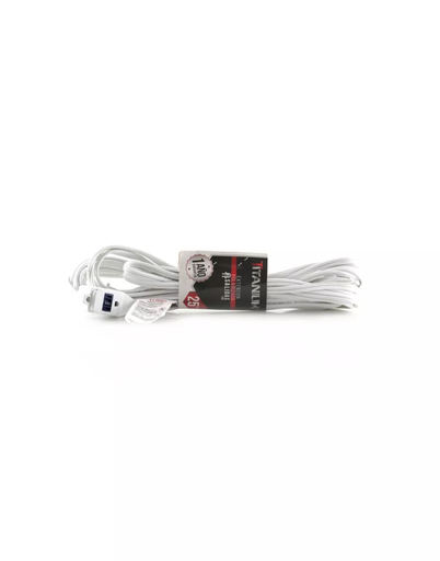 [11879] EXTENSION ELECTRICA BLANCA 9FT C-14 RETI (2.7MTS)