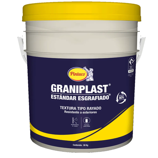 [11956] GRANIPLAST ESGRAFIADO 40401 GRUESO PINTUCO CUÑETE