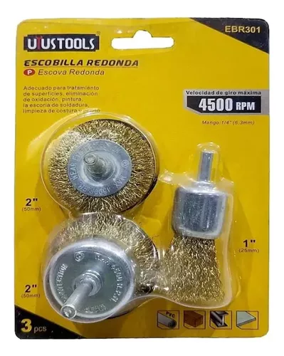 [12024] GRATA TALADRO BRONCE TOOL X 3 Uyustool (JUEGO)