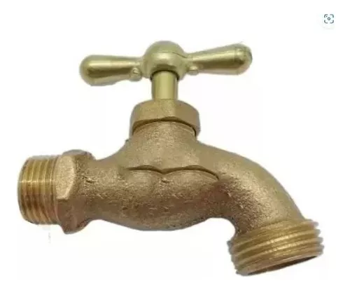 [12034] LLAVE JARDIN BRONCE PESADO 1/2" ZM IMPORTADA