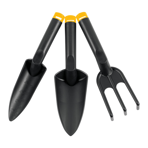 [12045] HERRAMIENTAS PARA JARDIN JUEGO 3 PCS DE 5" PRETUL C:21709