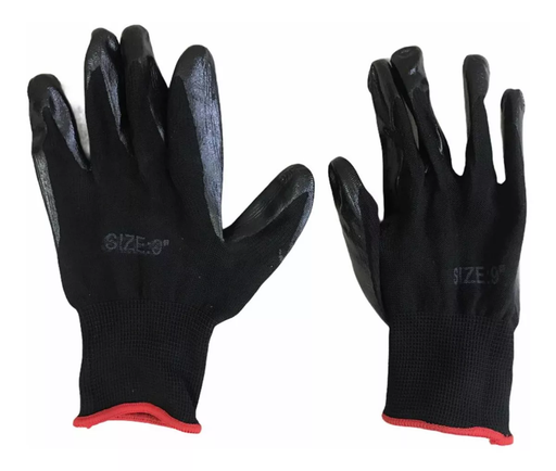 [12074] GUANTE NITRILO NEGRO TALLA 9-L IMPORTADO