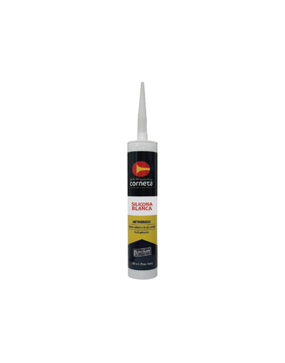 [12209] SILICONA BLANCA ANTIHONGOS 280ML CORNETA
