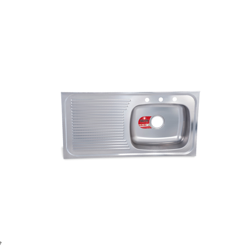 [12228] LAVAPLATOS 100 X 50 ACERO INOXIDABLE IZQUIERDO NORTH