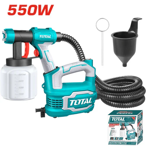 [12247] PISTOLA PINTAR INDUSTRIAL +MINI COMPRENSOR V/800ML 550w UTT5006 TOTAL