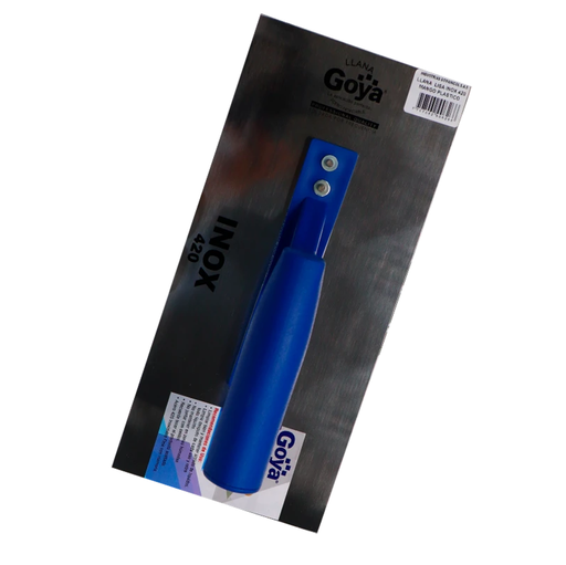 [12390] LLANA LISA ACERO INOXIDABLE CABO PLASTICO GOYA