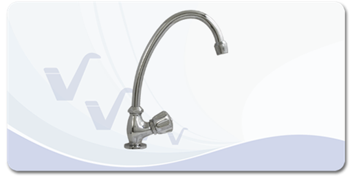 [12453] LLAVE LAVAPLATOS METALICA CROMADA VALMEC