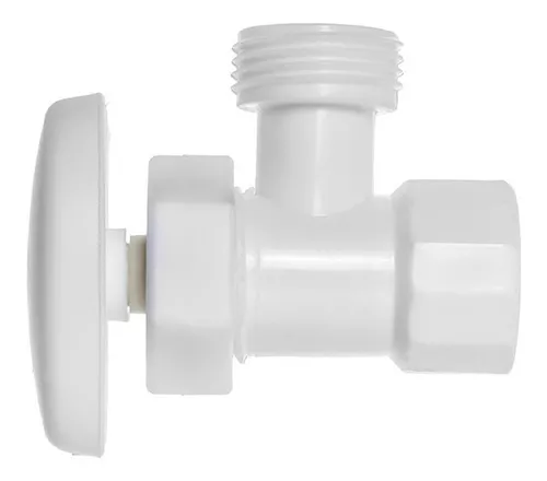 [12518] VALVULA DE REGULACION SENCILLA BLANCA 1/2" DICOL