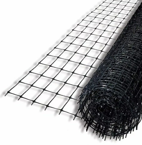 [12575] MALLA PLASTICA NEGRA POLLO 1-1/4 1,80MT