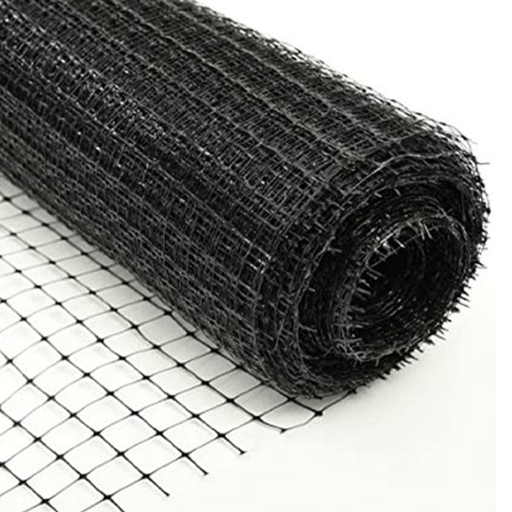 [12576] MALLA PLASTICA NEGRA POLLO 1-1/4 1,80MT 25 X 25 X 50MT
