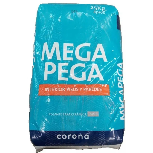 [12701] MEGAPEGA CERAMICO GRIS X 25 KG CORONA