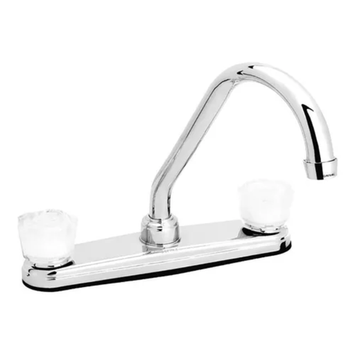 [12767] MEZCLADOR LAVAPLATOS 8" PISCIS POMO CRISTAL GRIVAL 545050001