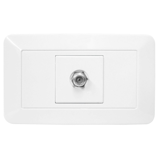 [10440] TOMA TV COAXIAL LINEA BK FOCCI