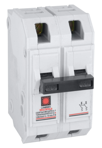 [10551] BREAKER ELECTRICO SOBREPONER DSA 2 X 40A LX UNIDAD