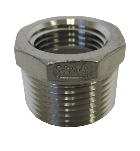 [10665] BUJE DE ACERO INOXIDABLE 3/4" X 1/2"