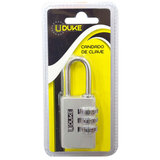 [10916] CANDADO CLAVE 30MM 3 DIGITOS UDUKE