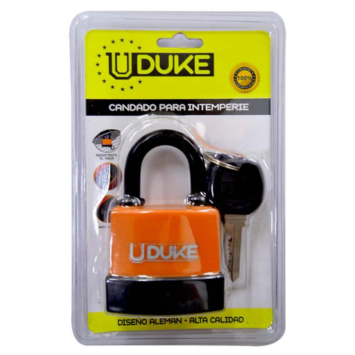 [10925] CANDADO INTERPERIE NEGRO 55MM UDUKE