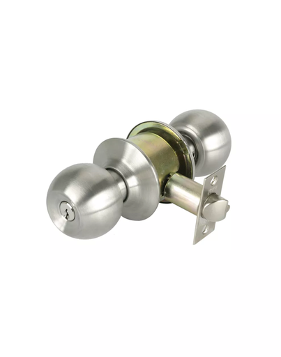 [10999] CHAPAS PARA PUERTAS DE ALCOBA POMO METALICO INOX NUOVO VERA