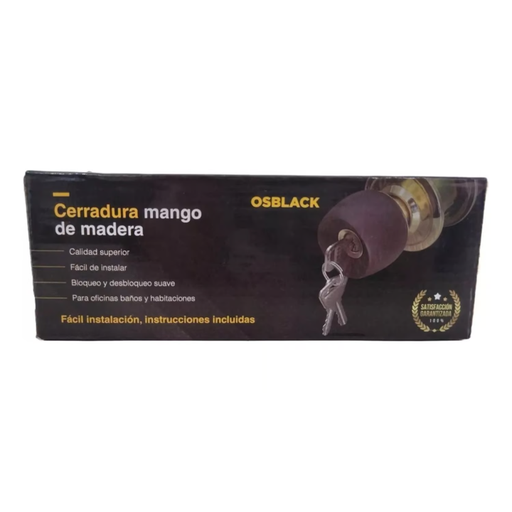 [11002] CHAPAS PUERTA POMO MADERA BAÑO OSBLACK