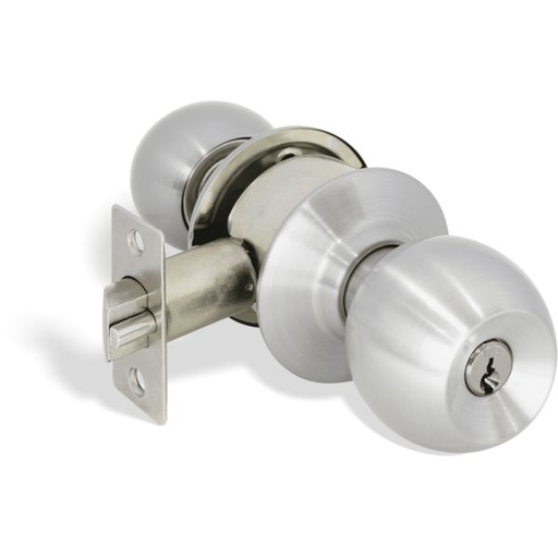 [11015] CHAPAS PUERTA ALCOBA POMO METALICO SATIN FOCCI