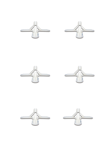 [11092] CHAZO MARIPOSA PLASTICO 1/4" (6MM)