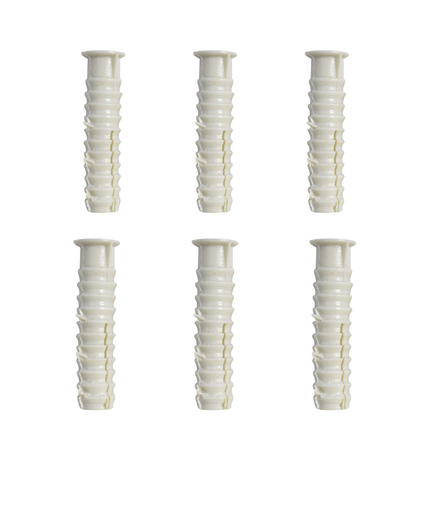 [11117] CHAZO PLASTICO ESTRIADO DE 1/2 X 6UND