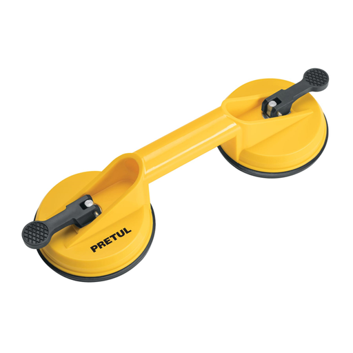 [11130] CHUPA VENTOSA PARA VIDRIO M/P DOBLE (CAP. MAX 70KG) PRETUL 23051