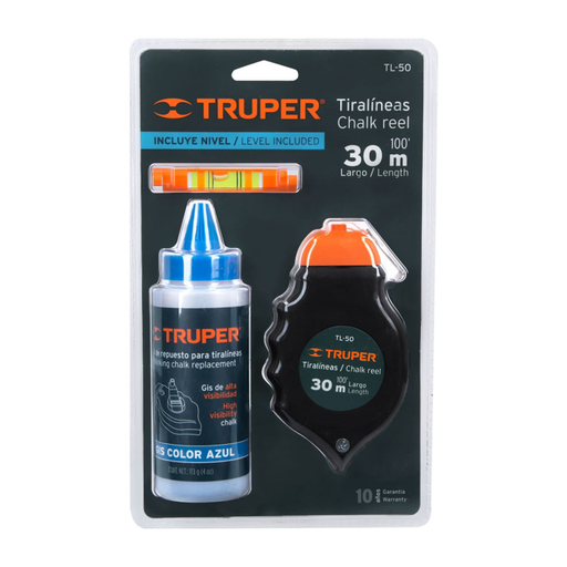 [11136] ZIMBRA + TIZA + NIVEL 30M TRUPER