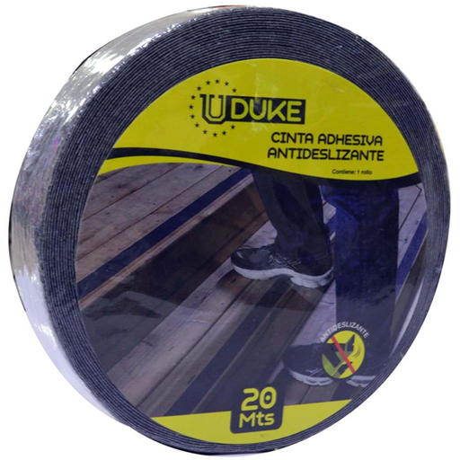 [11171] CINTA ANTIDESLIZANTE ADHESIVA 2" X 20 MTS NEGRA UDUKE