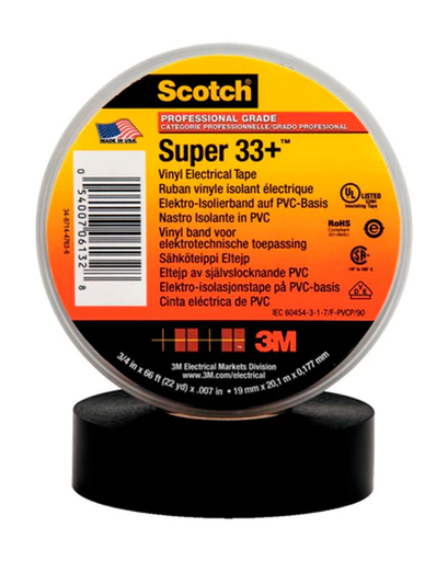[11174] CINTA AISLANTE 3M SCOTCH SUPER 33 X 20 MTS