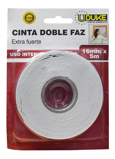 [11218] CINTA DOBLE FAZ 1.5MM X 5 MTS UDUKE