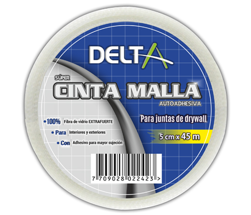 [11242] CINTA MALLA PANEL YESO 45 MTS DELTA