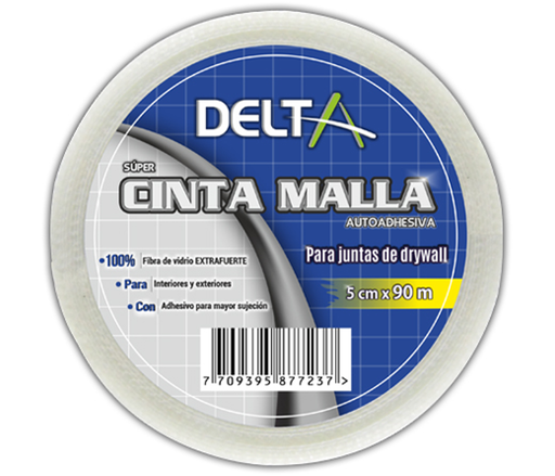 [11244] CINTA MALLA PANEL YESO 90 MTS DELTA
