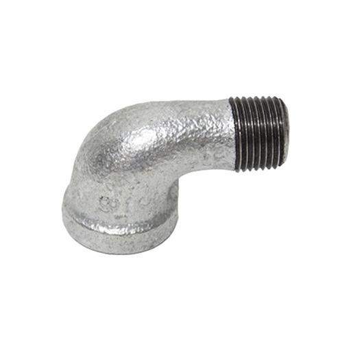 [11303] CODO CALLE 90° GALVANIZADO 1/2"