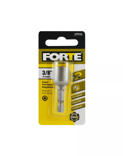 [11461] COPA MAGNÉTICA PORTATUERCAS DE 3/8" CON BLISTER FORTE 29925