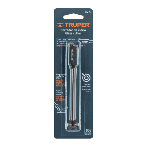 [11469] CORTA VIDRIO 5" CUCHILLA DE DIAMANTE TRUPER