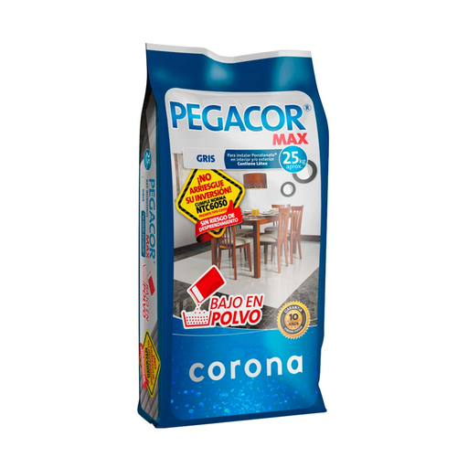 [12993] PEGACOR MAX GRIS X 25 KG CORONA
