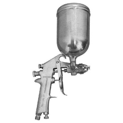 [13216] PISTOLA F-75 CROMADA VASO DE 400 CC TOOLS
