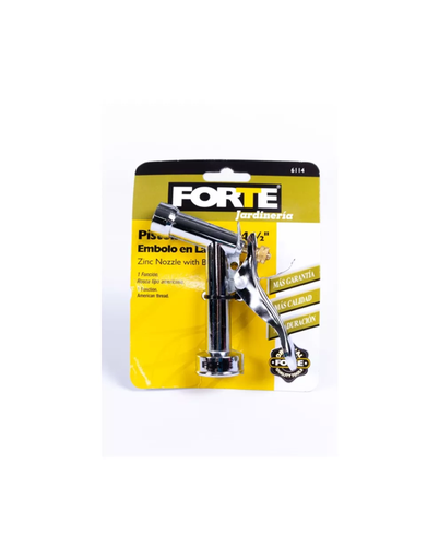 [13224] PISTOLA METALICA EMBOLO LATON 4.1/2 FORTE