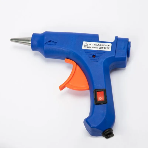 [13231] PISTOLA SILICONA GRANDE AZUL IMPORTADA
