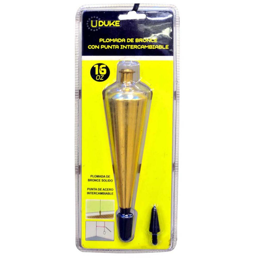 [13280] PLOMADA LATON PUNTA INTERCAMBIABLE 16 OZ UDUKE