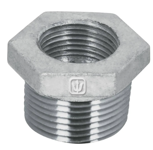 [13417] REDUCCION BUSHING GALVANIZADO 3/4 X 1/2"