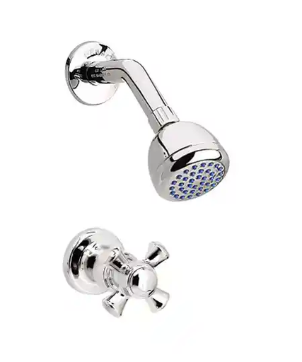 [13463] REGISTRO DUCHA BALTA CRUCETA + REGADERA LAGUNA GRIVAL 414513331