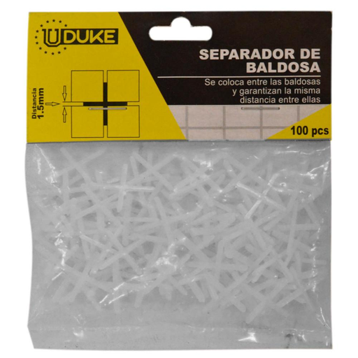 [13713] SEPARADOR BALDOSA 1,5MM X 100UND UDUKE