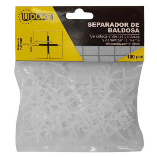 [13714] SEPARADOR BALDOSA 1MM X 100UND UDUKE