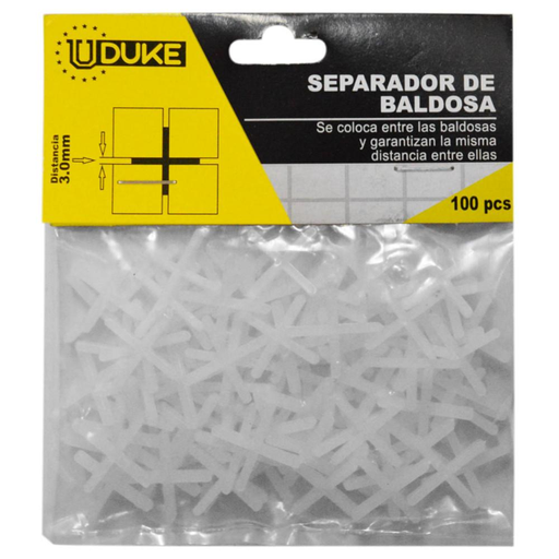 [13716] SEPARADOR BALDOSA 3MM X 100UND UDUKE