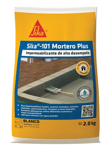 [13768] SIKA 101 MORTERO BLANCO PLUS X 2 KILOS