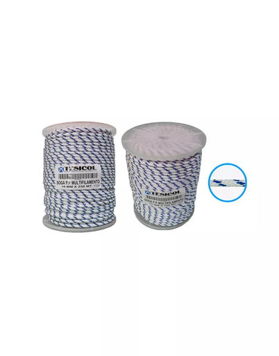 [13906] SOGA MULTIUSOS BLANCO AZUL 10MM X MT