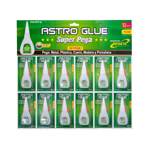 [14054] SUPER GLUE CARTON C/ DOSIFICADOR 8GR X UNIDAD