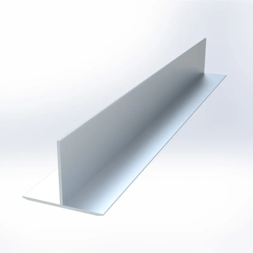 [14170] TEE ALUMINIO 1 X 3/4 BLANCO X METRO